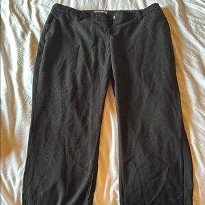 H&M Black Dress Pants Full-Length Elegant Design